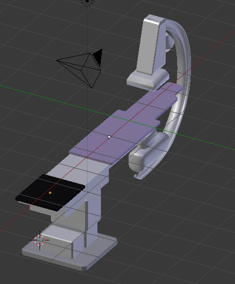 Modelling a simple X-Ray machine in Blender