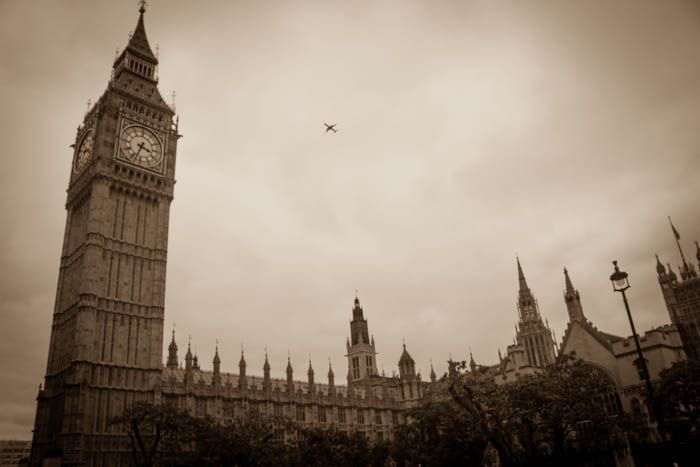 Briskly past Westminster and on to Buckingham Palace