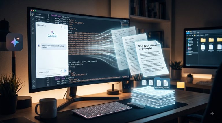 How AI Helped Me Resurrect My Old BackedUp WordPress Articles